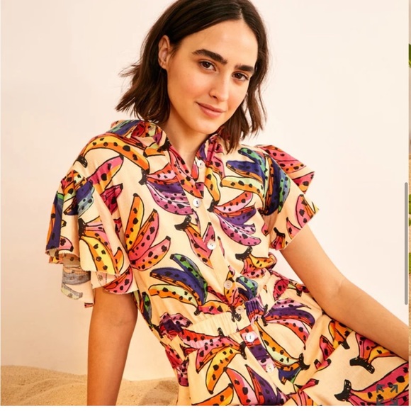 Farm Rio banana jumpsuit - Picture 7 of 16